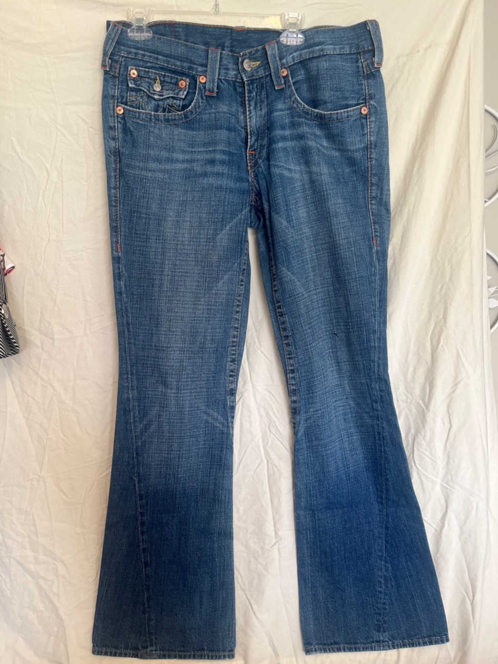 True Religion  Dark Blue Flare Jeans